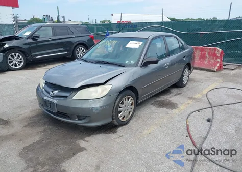 2004 Honda Civic Lx from USA, damaged, VIN 2HGES16644H532775